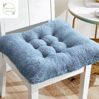 Đệm ghế nệm ghế đệm ngồi đệm ngồi bệt lông cừu mềm mại êm ái siêu dễ thương
