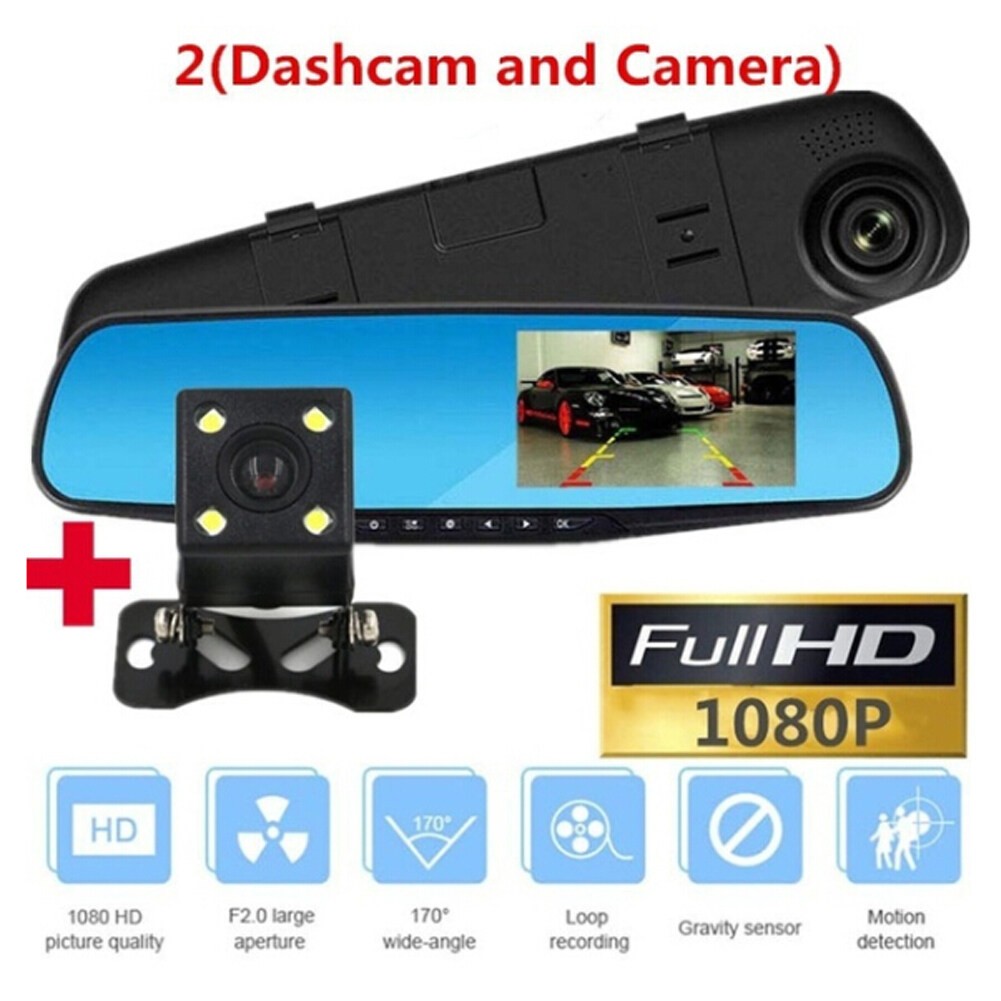 Camera hành trình ô tô độ phân giải Full HD cảnh báo tốc độ, lệch làn, định vị GPS