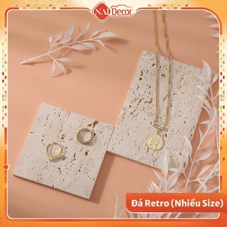 [Phụ kiện chụp ảnh] Đá tự nhiên Phong Cách Retro Nai Decor