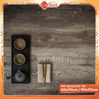   Phông nền chụp ảnh  Nền PVC giả gỗ siêu mỏng Nai Decor – Nâu Xám  PVC-19  