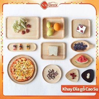 [Tổng hợp] Khay, dĩa gỗ Nai Decor phong cách Nhật Bản, dùng trong nhà bếp hoặc trang trí chụp ảnh