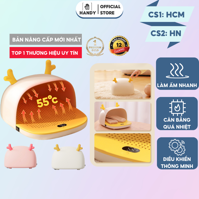 Máy sưởi ấm chân hình thú giữ nhiệt DELADEP máy sưởi ấm chân tay sạc điện mùa đông giữ ấm tốt SAC01