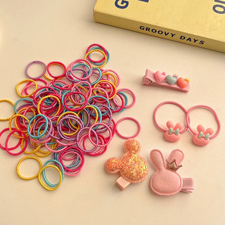 Set kẹp cặp cột tóc 105 món cho bé gái hình hoạt hình cute xinh xắn hot 2023