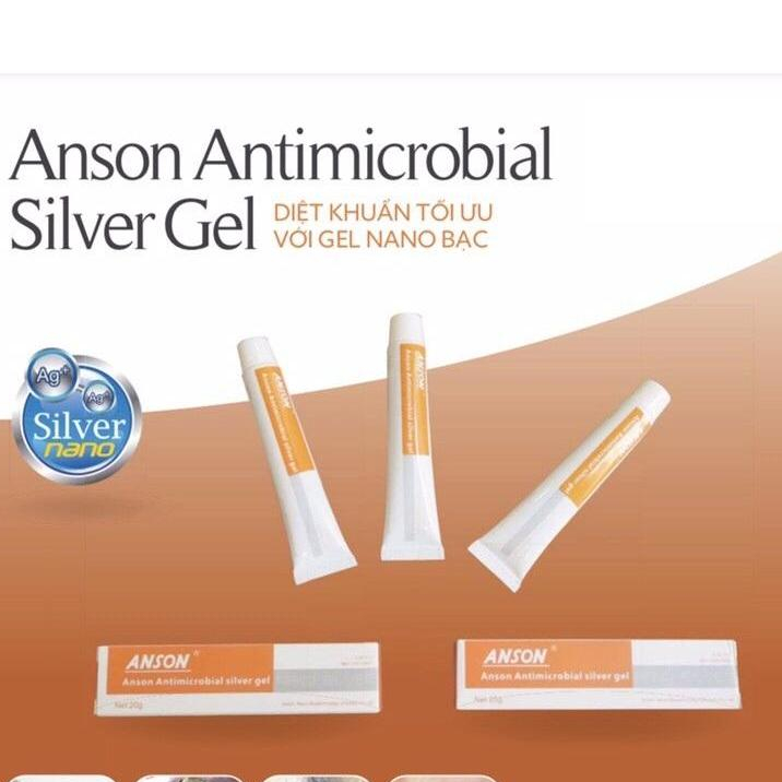 Anson Antimicrobial silver gel 20g (Gel bạc kháng khuẩn Anson 20g)