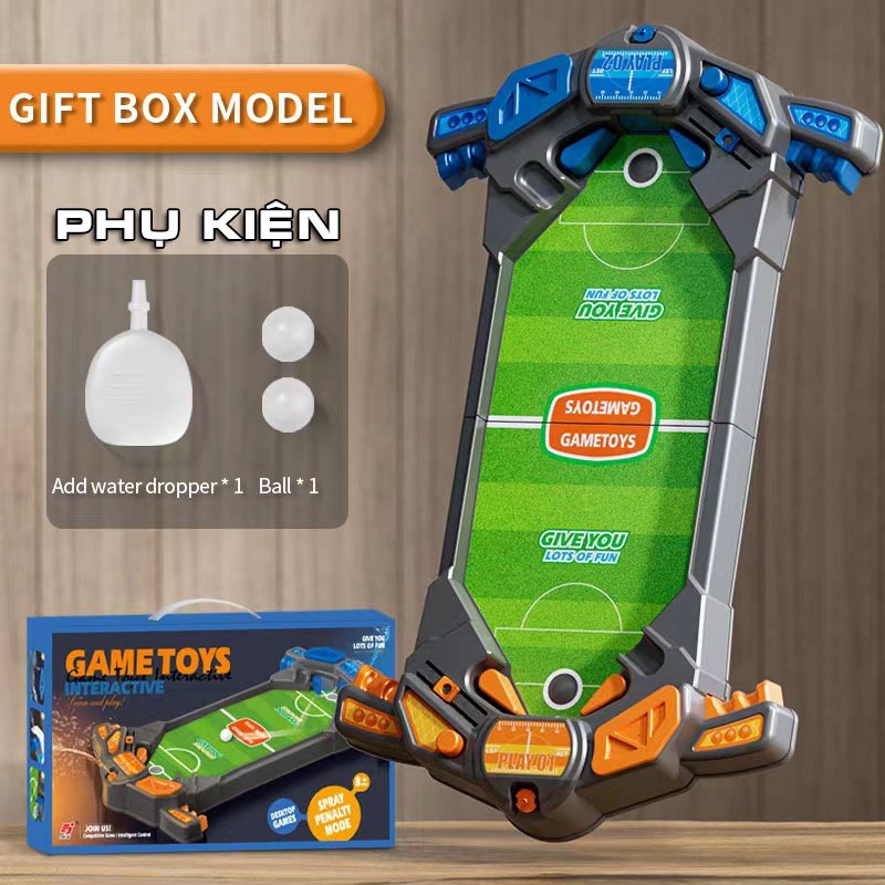 Đồ Chơi Máy Bắn Bóng PinBall Sân Đá Bóng Thi Đấu Ghi Điểm Phun Nước,Đồ Chơi Thông Minh Đối Kháng Dành Cho Bé