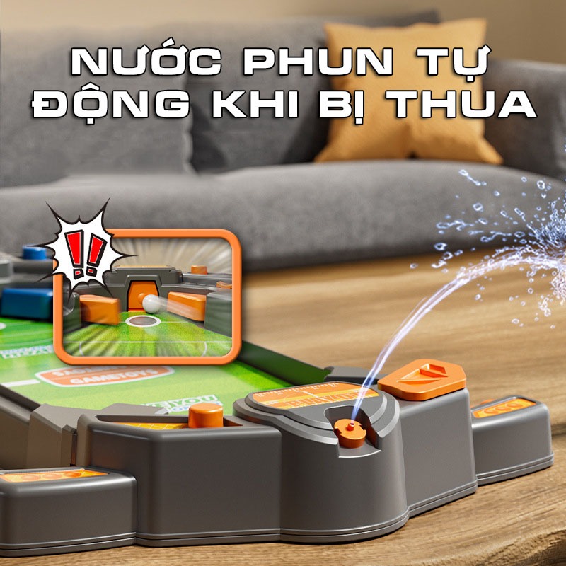 Đồ Chơi Máy Bắn Bóng PinBall Sân Đá Bóng Thi Đấu Ghi Điểm Phun Nước,Đồ Chơi Thông Minh Đối Kháng Dành Cho Bé