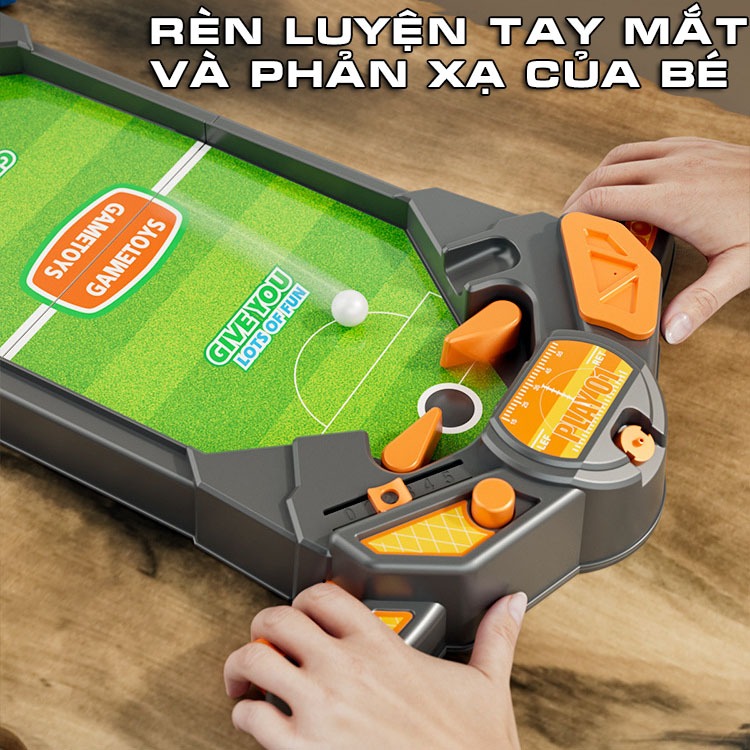 Đồ Chơi Máy Bắn Bóng PinBall Sân Đá Bóng Thi Đấu Ghi Điểm Phun Nước,Đồ Chơi Thông Minh Đối Kháng Dành Cho Bé