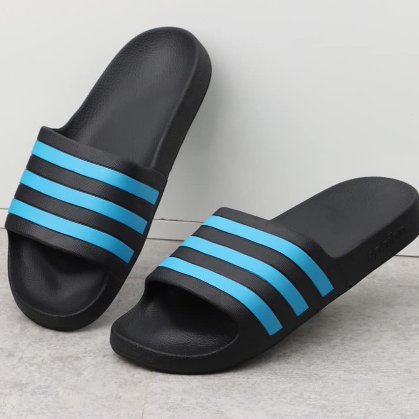 Dép unisex adidas đúc nguyên khối siêu nhẹ, dép quai ngang 3 sọc thể thao chống nước-giay360
