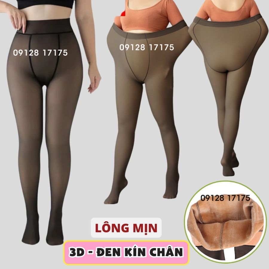 Quần tất bigsize lót lông cho nữ 55-78kg loại dày - Vớ quần lót lông bigsize che khuyết điểm cho người mũm mĩm