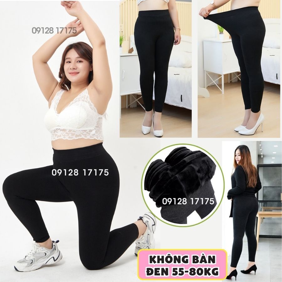 Quần tất bigsize lót lông cho nữ 55-78kg loại dày - Vớ quần lót lông bigsize che khuyết điểm cho người mũm mĩm