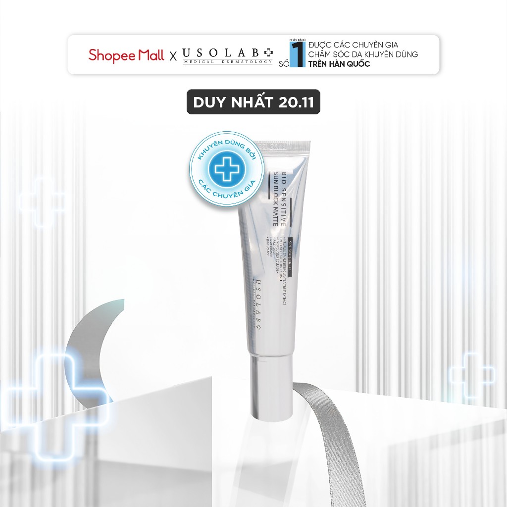 Kem chống nắng da dầu mụn Sun Block Matte USOLAB 10ml