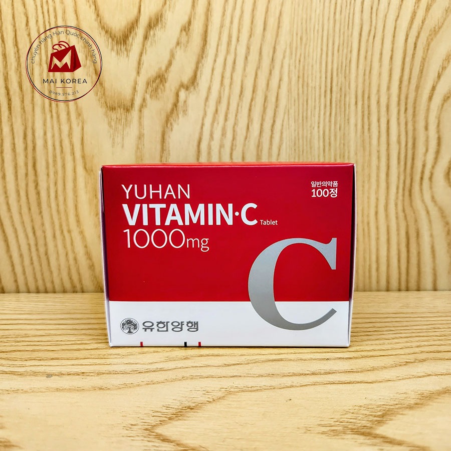 Vitamin C YUHAN Hàn Quốc hộp 100 viên