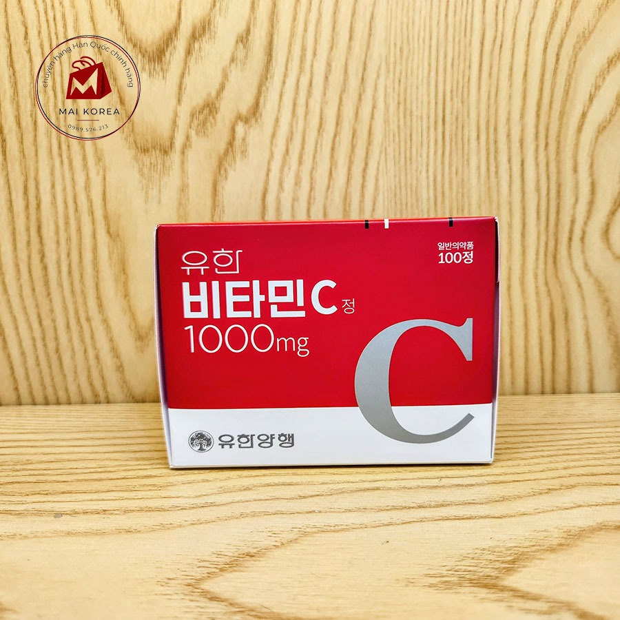 Vitamin C YUHAN Hàn Quốc hộp 100 viên