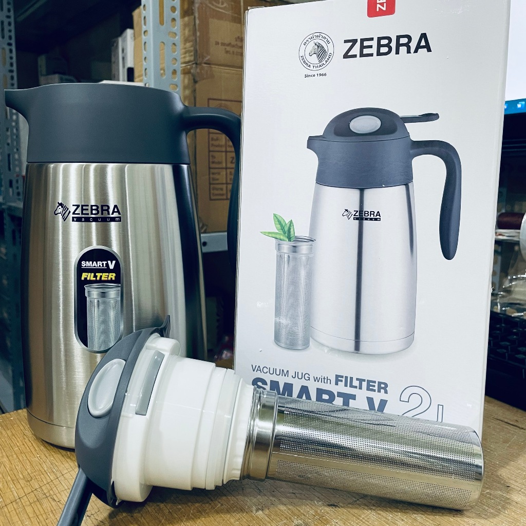 Bình ủ trà giữ nhiệt có lõi lọc inox 304 Zebra - 912937