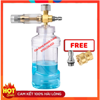 Bình foam bọt tuyết 1L lắp máy rửa xe áp lực cao