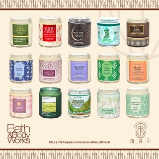 Nến thơm 1 bấc - nến thơm bath & body works