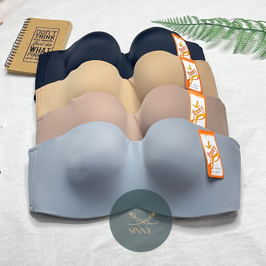 Áo ngực quả ngang bigsize chống tuột có gọng, áo lót Thái Lan không đệm bản nách to Anny 9578, Sinny