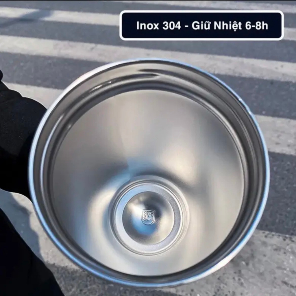 Ly Giữ Nhiệt Tyeso Wonder Cao Cấp 600ml inox 304 Khắc Tên, Có Ống Hút - COCGN04