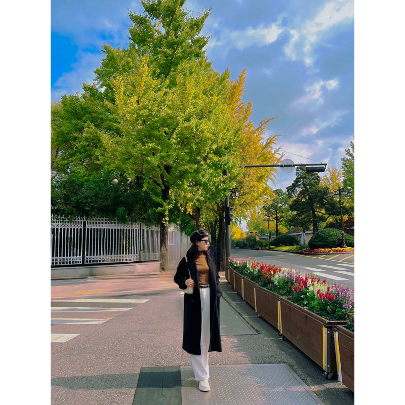 Pass áo dạ đen dài