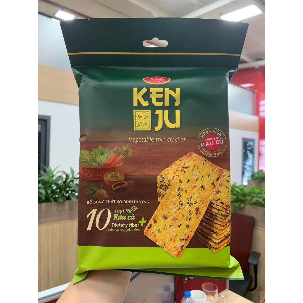 Bánh quy Kenju Richy vị rau củ túi 192g
