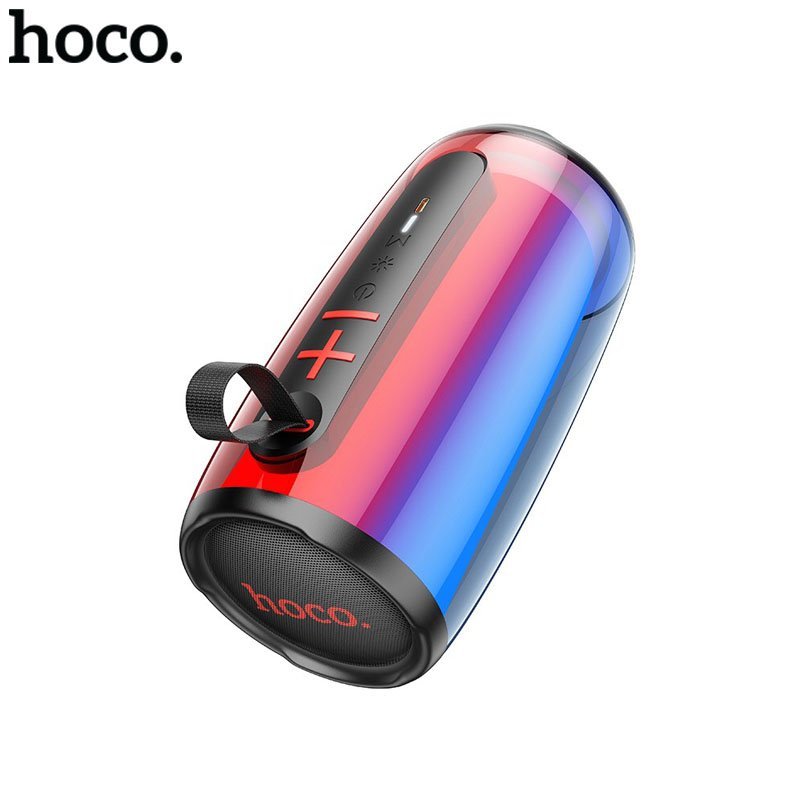 Loa bluetooth Hoco HC18 trong suốt đèn LED đổi màu âm thanh 360 độ, Hỗ trợ USB, đài FM, thẻ nhớ TH, TWS, BT5.1