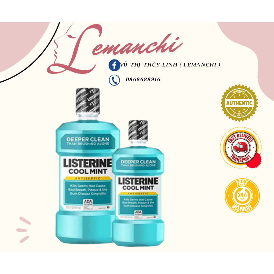 Nước súc miệng Listerine