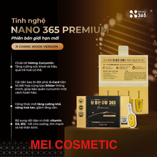 Tinh Chất Nghệ Nano 365 Premium Hàn Quốc Tinh chất nghệ nano curcumin 32 tép mẫu mới