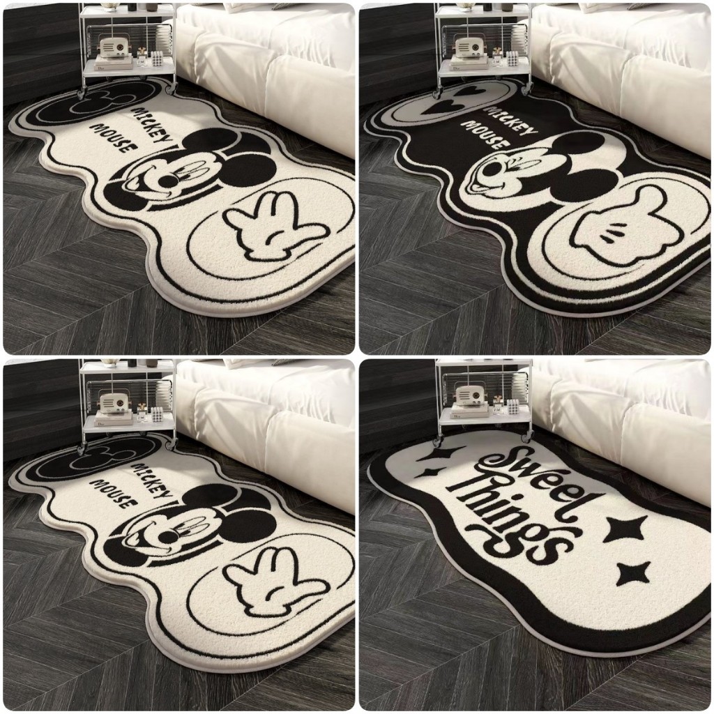 Thảm phòng ngủ/dễ dàng vệ sinh/1mx1m thảm nhung pha lê/Thảm phòng khách/chống trơn trượt/thấm hút nước/không rụng lông