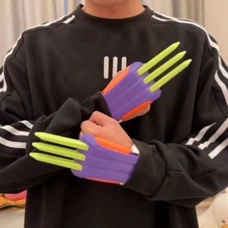 [SHOP MỚI GIÁ TỐT] Đồ Chơi Giải Nén Hình Móng Vuốt wolverine Có Thể Thu Gọn Làm Quà Tặng Hóa Trang Cho Bé Trai Bé Gái