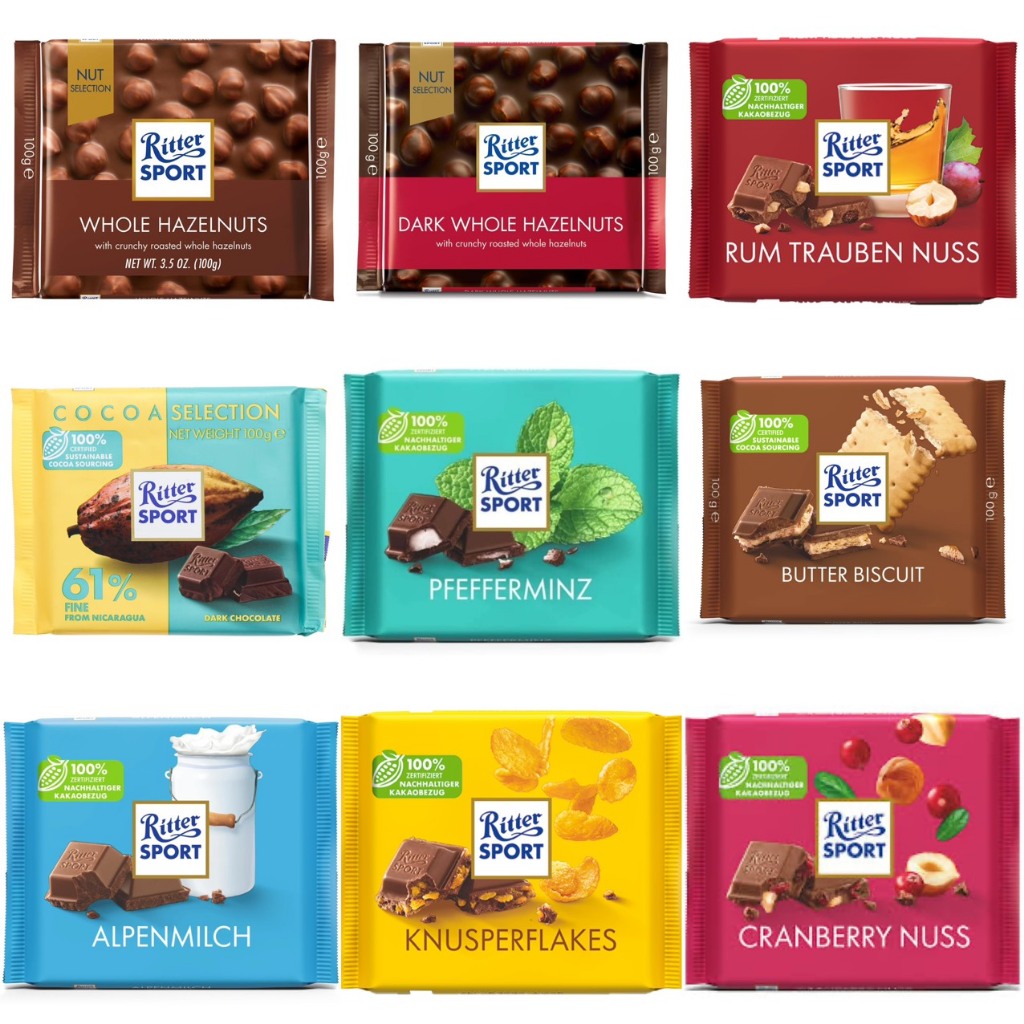 Chocolate Ritter Sport 100G