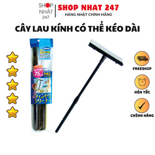 [Hỏa Tốc HN] Cây lau kính cán có thể kéo dài 75cm Hàng nội địa Nhật
