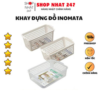 [Hỏa Tốc HN] Khay Đựng Đồ Đa Năng Có Thể Xếp Gọn Inomata Đủ Kích Cỡ Nhật Bản