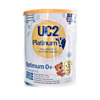 Sữa bột uc2 optimum 0+ lon 800g - bổ sung sữa non và yến sào dành cho trẻ 0-12 tháng tuổi