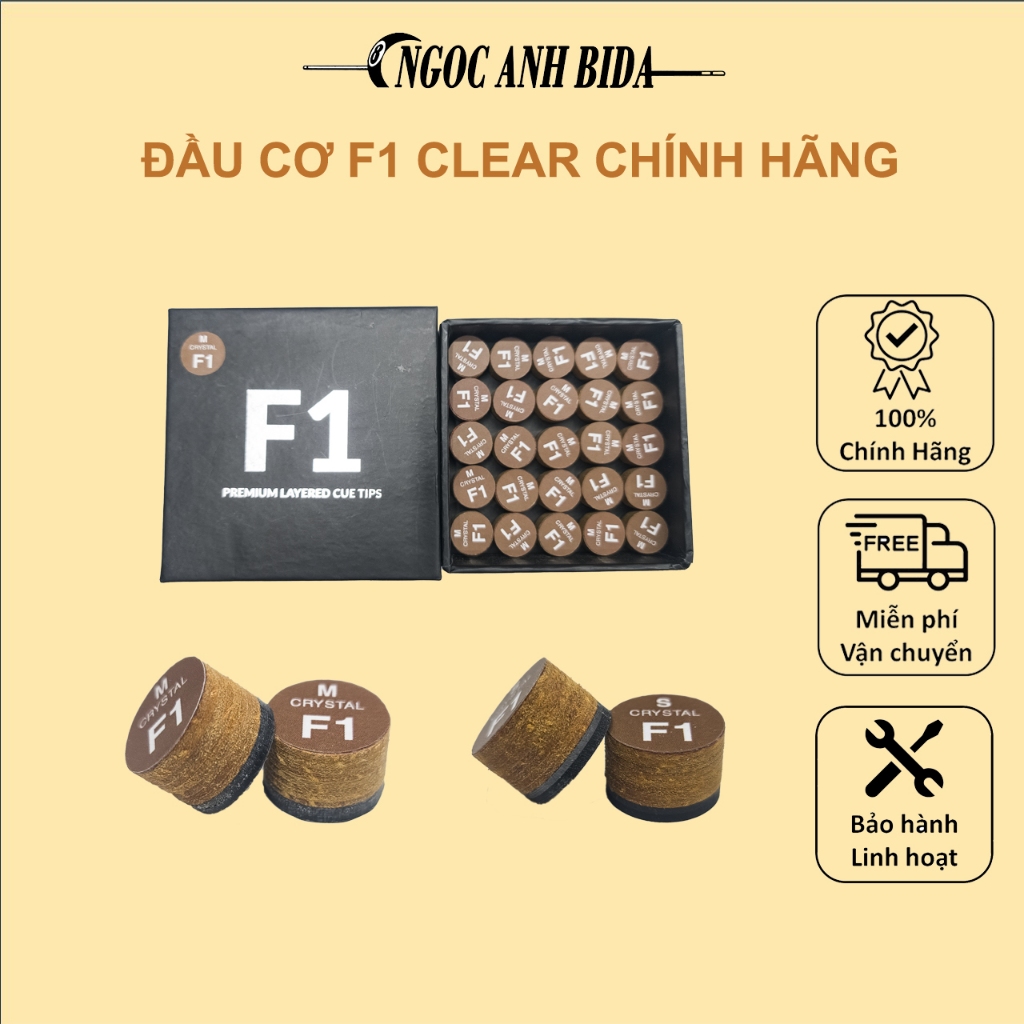 Đầu Cơ F1 Kính, Da 8 Lớp, Size S và M