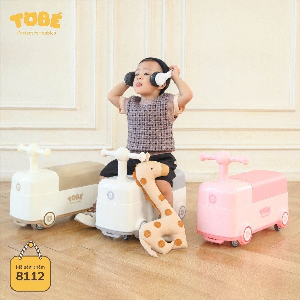 Xe Chòi Chân KOLA TOBÉ Chất Liệu Nhựa PP Cho Bé Từ 2 Tuổi