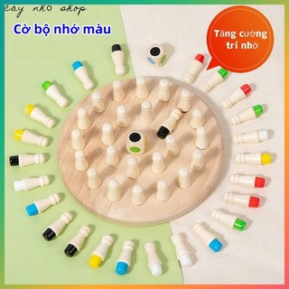 Cờ nhớ màu Memory Chess luyện trí nhớ thông minh nhiều màu sắc cờ trí nhớ rèn luyện khả năng tư duy cho bé