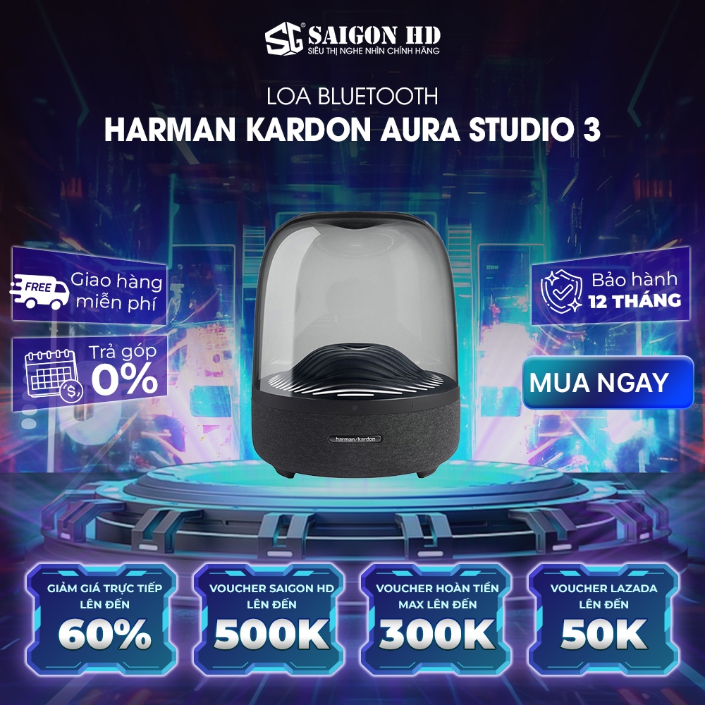 Loa bluetooth HARMAN KARDON Aura Studio 3 - Hàng chính hãng, giá tốt, bảo hành 12 tháng
