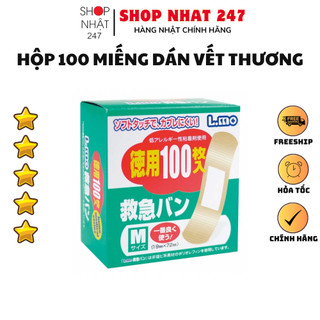 [Hỏa Tốc HN] Băng cá nhân Urgo hộp 100 miếng dán vết thương Nội địa Nhật Bản