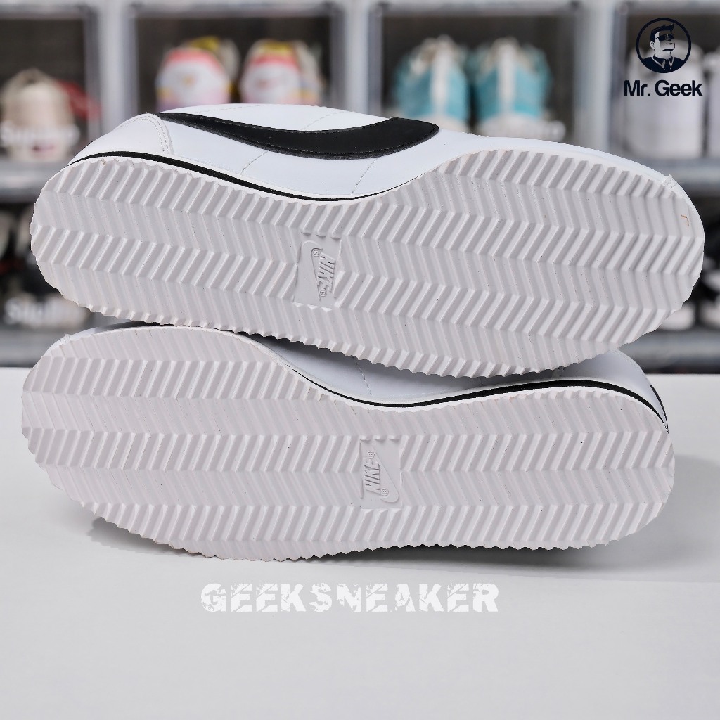 Giày Sneaker cổ thấp Nk Cortez Black White -904764-102