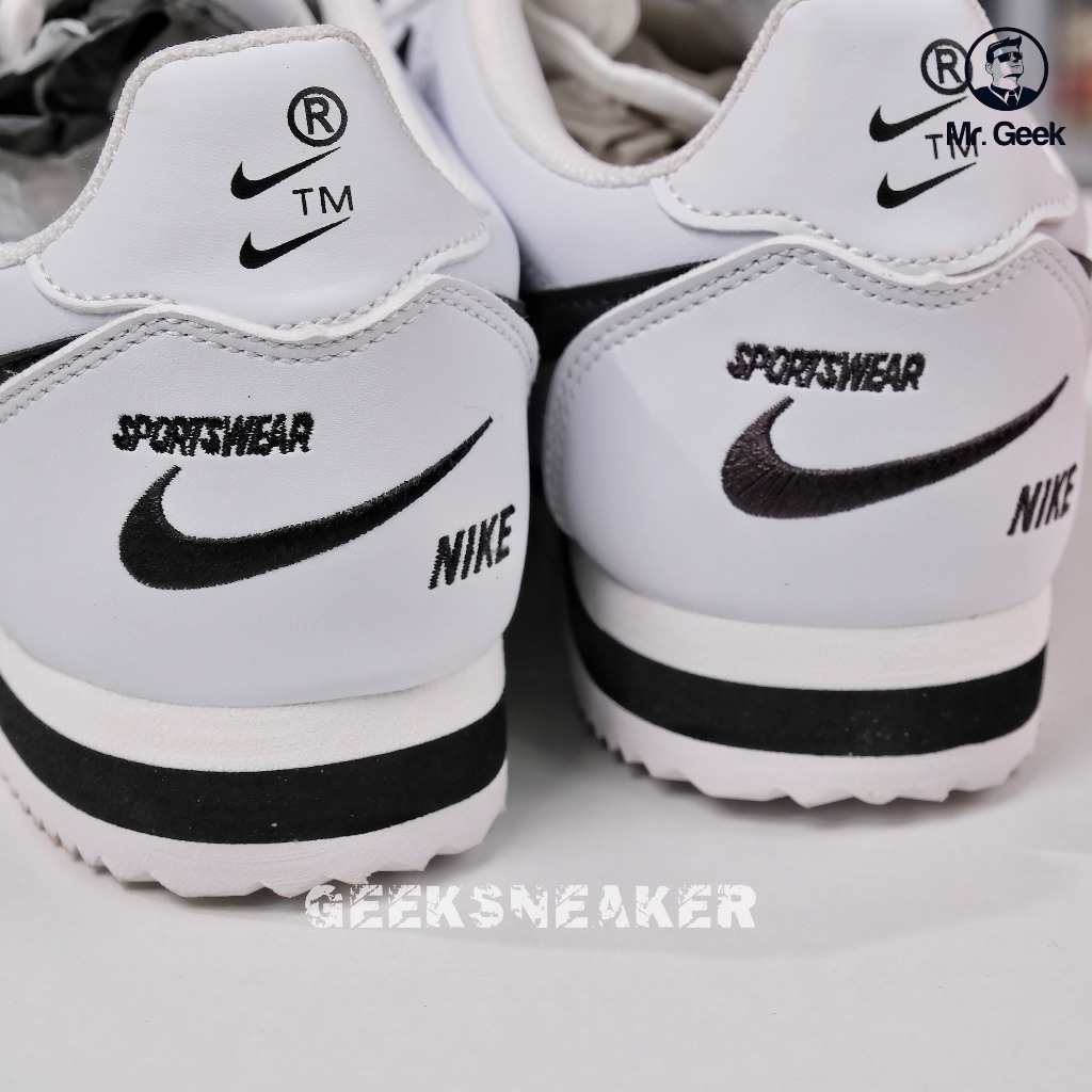 Giày Sneaker cổ thấp Nk Cortez Black White -904764-102