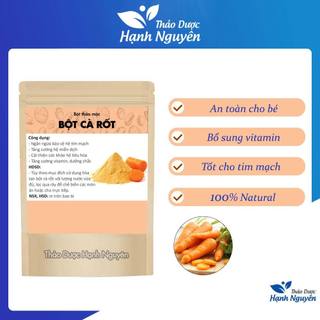 Bột cà rốt sấy lạnh nguyên chất 1kg - Thảo Dược Hạnh Nguyên
