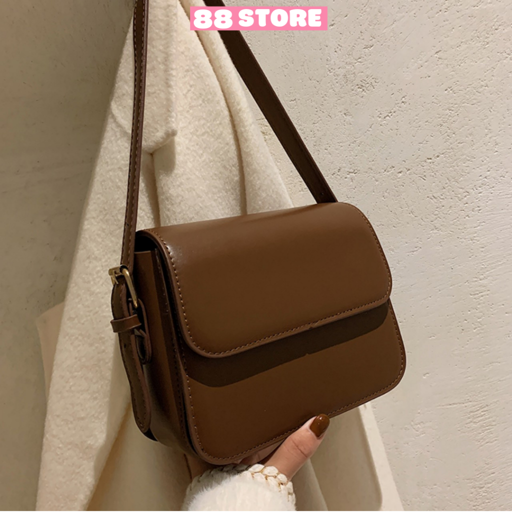 Túi xách nữ đeo chéo, đeo vai 88STORE cao cấp màu sắc basic dễ phối đồ giá rẻ TX88