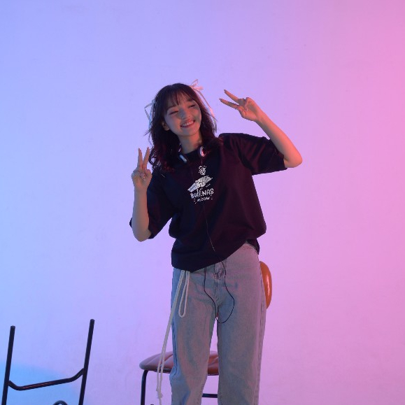 Áo thun I wish i was a cat form oversize local brand Buenas Sad Meow - SWT29