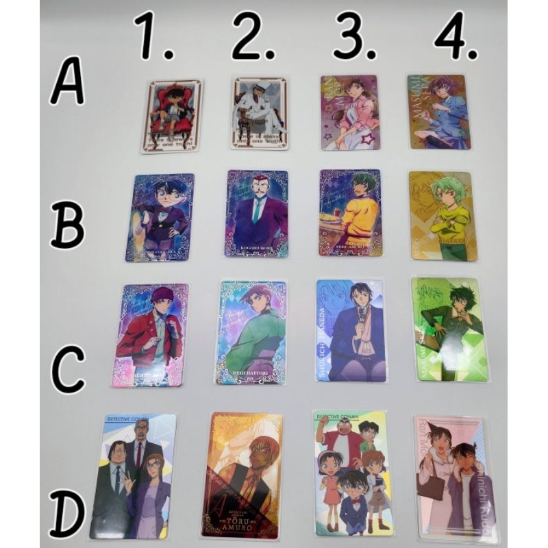 Thẻ bài bo góc 06, Thám tử lừng danh Conan - Detective Conan, chính hãng