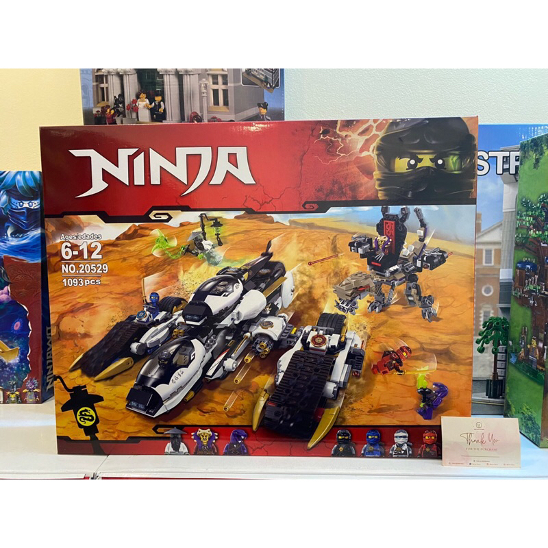 Đồ chơi lắp ráp 20529 10529 70595 Mô hình Chiến xa tàng hình Ninja – Xếp hình thông minh