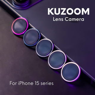 Cường lực Camera Lens Kuzoom trơn cho ip 14 14 plus 14 pro 14 promax 15 pro 15 promax