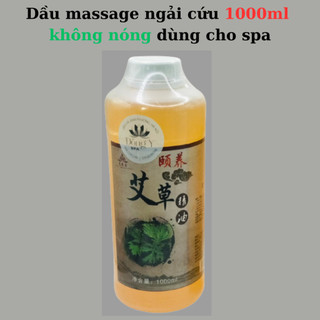 Dầu massage body, tinh dầu massage spa ngải cứu, giảm mệt mỏi lưu thồng khí huyết.