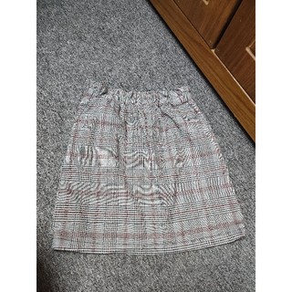 2hand. chân váy karo lưng chun lót váy eo dưới 74 dài 45cm. tl283