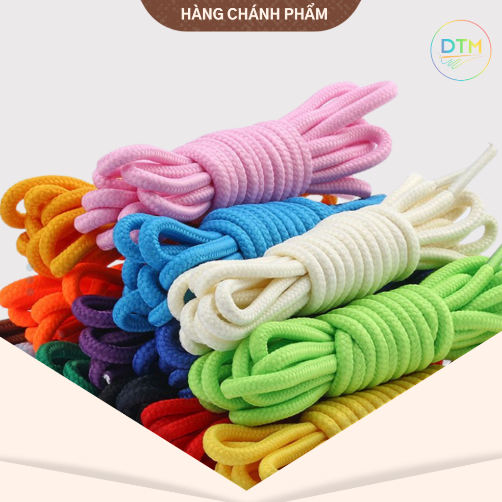 Dây áo hoodie, dây tròn đầu keo, chất liệu Polyester, bản 0.5cm, dài 1m3