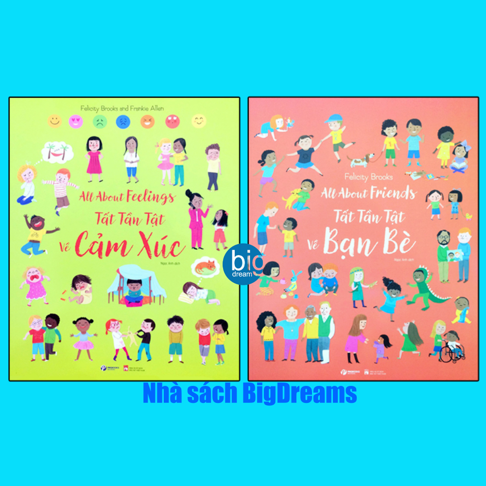 Sách - Tất Tần Tật Về Cảm Xúc Và Bạn Bè - All About Feelings & Friends - Phát triển eq giúp trẻ làm chủ cảm xúc